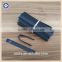 Color Black Precut Plastic Double Wire Twist Tie For Packaging