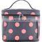 Dotted Option Color Microfiber Make Up Bag With Mirror