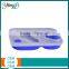 Easy to Take FDA & LFGB Collapsilble Silicone Bento Lunch Box with Dividers