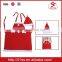 Promotional gift polar fleece Christmas apron sets