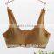 GZY 2015 absorbent high stretch yoga sports seamless tube bra nude