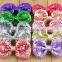 bowknot & heart design Chiffon Lace Flowers accessories for children hair decoration, dress, hats accessories