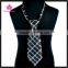 Colorful Grid Gentleman Boys Necktie Silk Fashion Toldders Boys Fashion Neck Tie