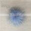 Myfur Natural Colour Real Raccoon Fur Ball Hat Custom Puff Pom Pom