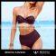 Wholesale High Waist Retro Boho Bikini