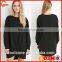 Latest Oversized Knotted Hem Crewneck Sweatshirt Women Sweatshirt Dresses