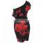 Fashion Retro Sexy Off Shoulder Lady Dress