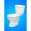 Two Pieces Siphonic Toilets Seats Closetool Squatting WC Pan