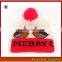 XJ01156/Winter knit hat with LED light / fashion chirstmas knit LED hat