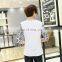 Peijiaxin Fashion Design Cool Style O-neck Printed Plain Long Sleeves T shirt