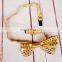 Christmas large sequin flashing bow tie