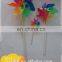 Sunflowers Outdoor Kids Plastic Wholesale Price Flower Windmill