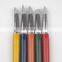 Coloured Handle s 5pcs Assorted Shapes #10 Grey Silicon Colour Shaper Set