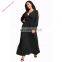 High Quality V Neck Plus Size Womens Maxi Long Dress For Party