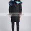 High-End Fox Fur Collar Suit Charm Design Ladies Woollen Coat Classic Black Woollen Overcoat