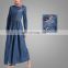 New Model Casual Long Dresses Cheap China Beautiful Embroidery Muslim Coat Fashion Design Moroccan Kaftan With Belt