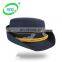 China cheap wholesale custom OEM black Military Peak Cap