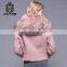 2017 Warm Winter Women's Double-faced Sheepskin Real Lamb Fur Jacket Style short Coat