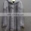 High Quality Natural Fur Coat and Garment / Hooded Winter Mink Fur Coat
