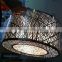 Etching stainless steel lampshade wire frame for wall lamp and chandelier