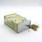 square metal tea tin canister/tea tin container in can