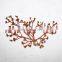 Corten steel metal flower wall art / trees wall art