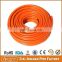 Jinguan Home Application 8X15mm Orange PVC LPG Braided Gas Hose Pipe, Flexible Natural Gas Hose, Gas Heater Hoses
