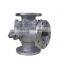 Carbon Steel High Pressure Three- Way Flange Float Ball Valve