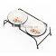Anti-skip Golden Height Pets Feeder Double Water Bowl Neck Protection Cat Bowl
