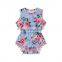 Toddler Fox Pom Pom Romper Girl Summer Playsuit Wholesale Newborn Baby Clothes