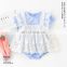 2020 Summer Baby Sets Lace Suspender Skirt and Plaid Bodysuits