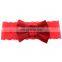 4Inches Baby Girl velvet Bows Headband Kids Solid Lace Hairband 10Colors