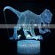 Dinosaur 7 Color Changing Table Lamp 3D LED Acrylic Night Light