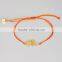 simple elephant charm rope bracelet, elephant charm friendship bracelet