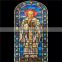 Decorative church toughened stained glass office partition suppliers