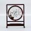 Chinese Style Round Screen Silk Embroidered Furnishing Ornaments Craft Gift With Wooden Frame For Decoration(D20CM)