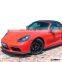 Carbon fiber body kit for Porsche cayman/boxster 718 CMST style front lip rear diffuser side skirts and trunk spoiler facelift