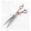 4Pcs 7Inch Gold Handle Haircutting Scissors Kit Professional Stainless Steel Dog Grooming Scissors Kit Grooming Hairdressing Dog