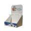 Recyclable raw material promotion cardboard cosmetic counter display