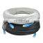 80meter SC/UPC-SC/UPC 1core G.657Asteel wire self-supporting outdoor FTTH drop Cable fiber optic patchcord