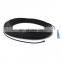 cctv waterproof outdoor ftth ftta fiber optic lc apc scupc connector 12f black drop cable optical mpo pigtail