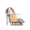 Ladies Snake Print Court High Heels Sandals Use Good Quality and Make Women Shoes