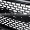 Car Grill for GMC 2014-2015 Sierra Front Bumper Upper Gloss Black Plastic Grille Automobile Grille high quality factory