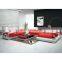 High Quality G8003 7seat U Shaped Sofa Genuine Leather Office Furniture Sectional Living Room Sofa Set