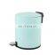 Household 3L round indoor kitchen dustbin powder coating stainless steel dustbin wholesale round strong pedal bin