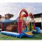 Commercial outdoor toys bounce house with slide inflatable pvc castle for kids