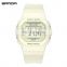 SANDA 293 Colorful Fashionable Rubber Strap Minimalist Waterproof Calendar Light Sport Women Digital Watch