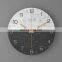 2022 Drop Ship Nordic Creative Marble Wall Clock Metal Round Wall Clocks Wall Watch For Home Decor