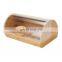 Bamboo Bread Box Acrylic Cover Kitchen Household Goods Organizer Storage Box Pantry Organizer Kitchen & Tabletop