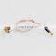 MCX to SMB with RG316 Cable, Right Angle SMB Female to Straight MCX Male RG316 Adapter Cable